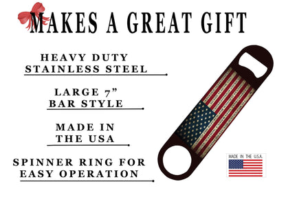 Rogue River Tactical Pledge of Allegiance Speed Bottle Opener Heavy Duty Gift Patriotic United State Of America US