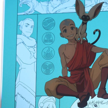 Avatar The Last Airbender Aang Acrylic Wall Decor - Fun Home Art for Fans | Unique Hanging Design