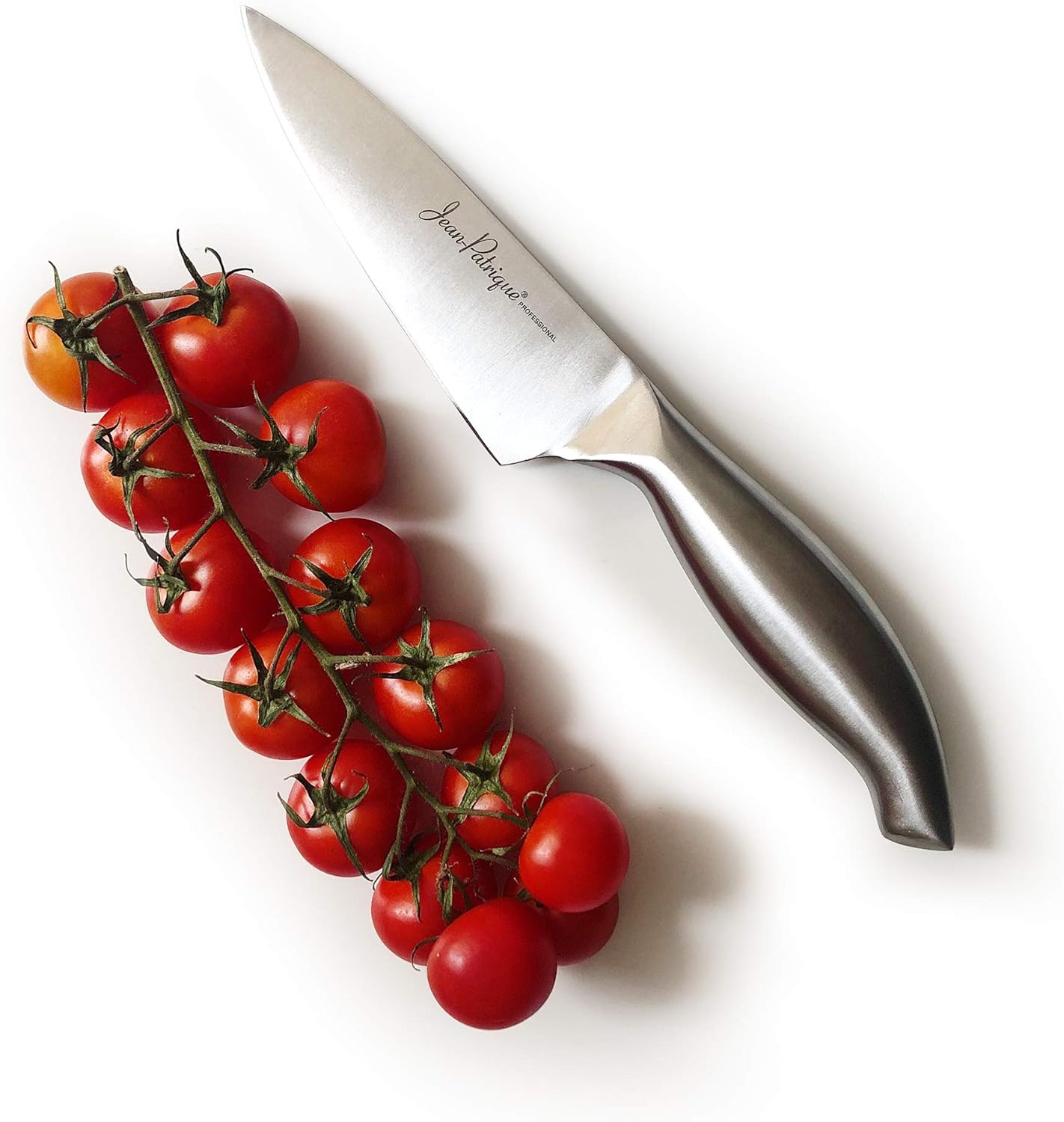 Jean-Patrique Professional Chef Knife Chopaholic - Ergonomic Stainless Steel Handle Utility Knife for Chopping and