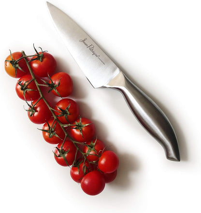 Jean-Patrique Professional Chef Knife Chopaholic - Ergonomic Stainless Steel Handle Utility Knife for Chopping and