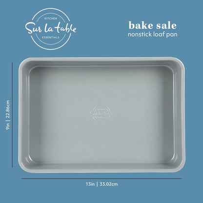 Sur La Table Nonstick Baking Pan - 9x13 Inch PFOA-Free Roaster in Linen White | Kitchen Essential