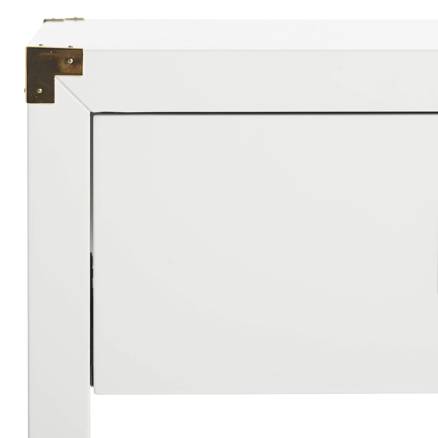 Safavieh Couture Collection Lella White Lacquer Side Table