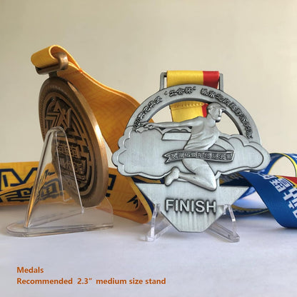 Challenge Coin Display Stand, 25 PCS 1.4" Acrylic Stands for Coins, Trading Cards, Medals, Home Decoration