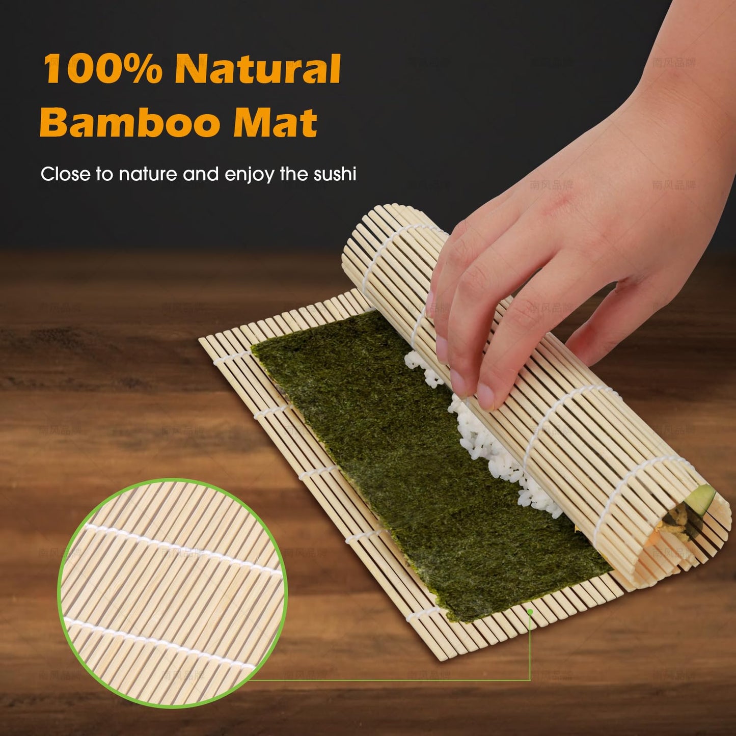 Upoomart Onigiri Mold & Musubi Maker Kit - Includes Rice Ball Mold, Sushi Rolling Mat, Triangle, Heart, Plum Blossom, Bear, Rabbit Rice Molds, Rice Ladle & More for Creative Rice Shaping
