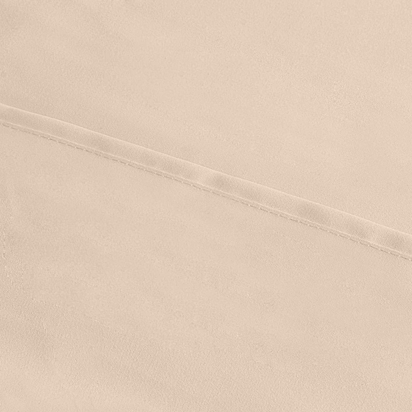 Utopia Bedding Queen Pillow Cases - Soft Brushed Microfiber - 4 Pack | Fade Resistant 20 X 30 Inches (Beige)