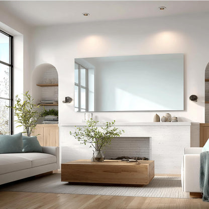 CILIBER Frameless Mirror, 30x60 Inch Large Bathroom Mirrors for Wall, Upgraded Shatterproof Rectangle Vanity Mirror Over Sink with Polished Edge for Bathroom,Bedroom,Living Room and Entryway
