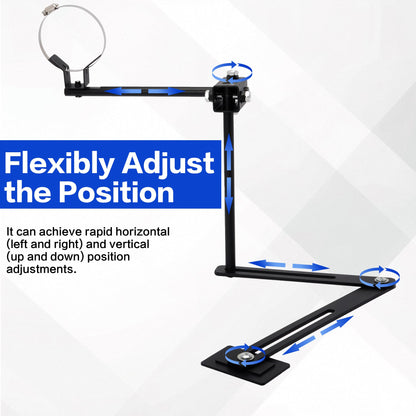 Woodturning Dust Hood, Lathe Dust Collection with Adjustable Stand for Effective Dust Extraction Collection, Wood Lathe Accessory, Woodworking Tools for Reduce the Amount of Dust in Air/Floor