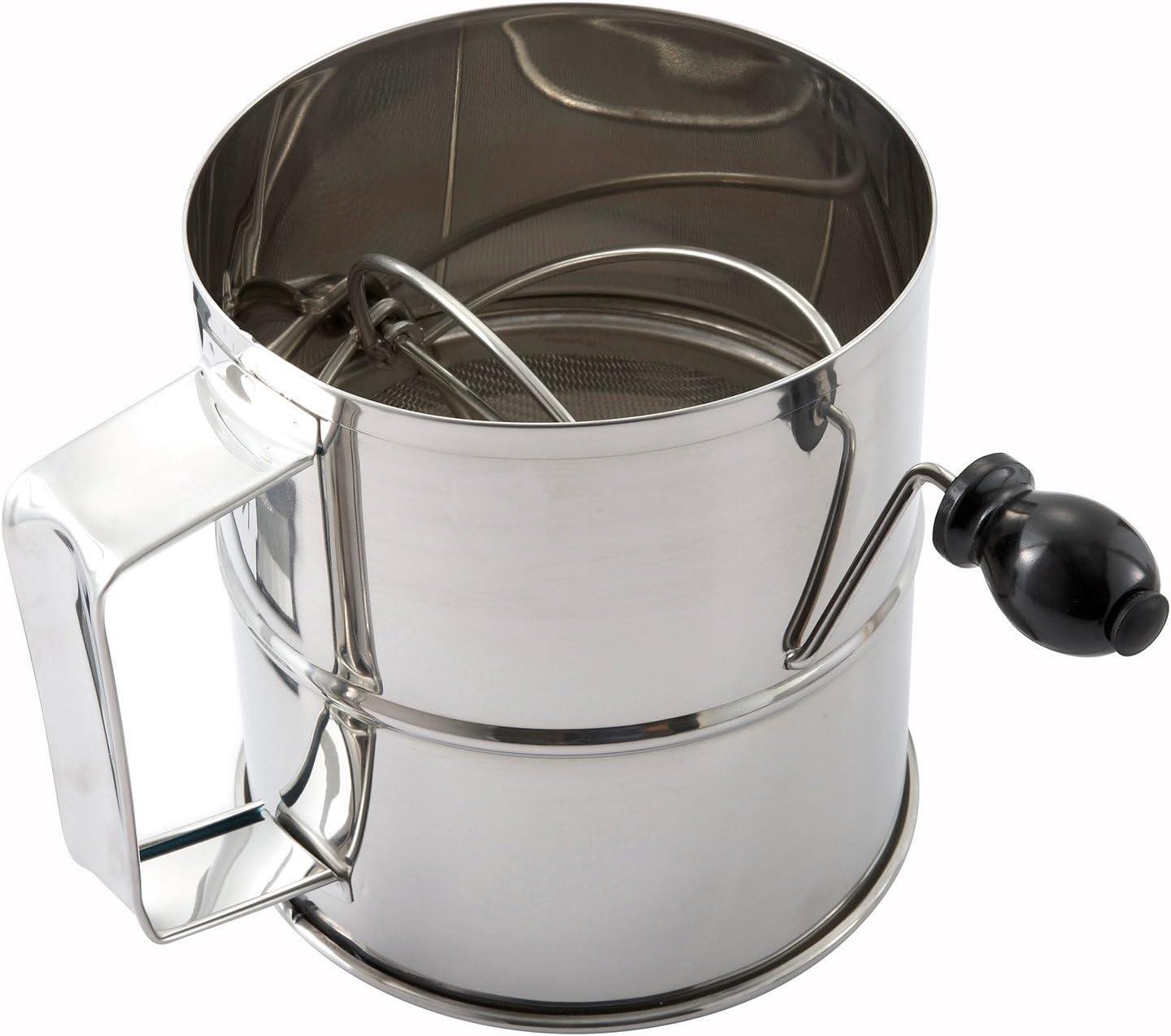 8 Cup Stainless Steel Rotary Sifter, Winco Winware