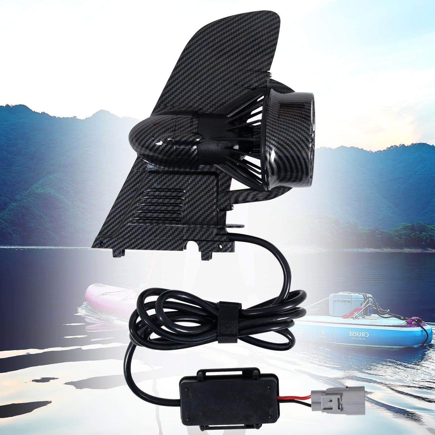 LEDONNE SUP Electric Fin Thruster High-Performance Underwater Propulsion System for Surfboards & Electric SUP Fins