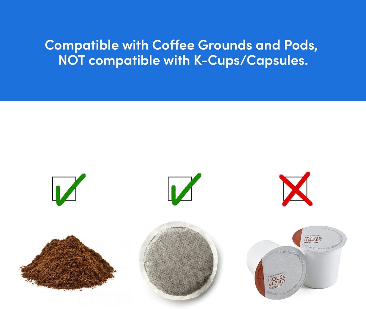 Elite Gourmet EHC113 Personal Single-Serve Compact Coffee Maker, 14Oz Stainless Steel Interior Thermal Travel Mug