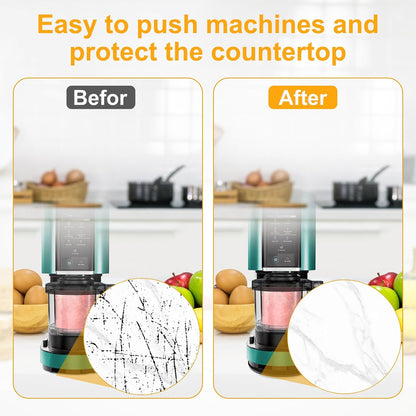 Ninja Ice Cream Maker Appliance Slider Tray, 11.8x6.9 Inch Countertop Sliding Tray for Kitchen Rolling Tray
