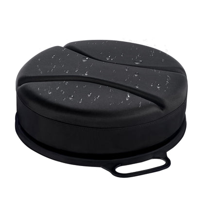 Presentastic 5 Gallon Bucket Seat with 3" Thick Seat Foam Cushion, 360°Swivel Bucket Lid Seat, Waterproof & Silent Bucket Seats for Ice Fishing, Baseball, Hunting and Camping