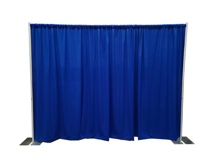OnlineEEI Premier Portable Pipe and Drape Backdrop Kit 8ft x 10ft (Royal Blue)