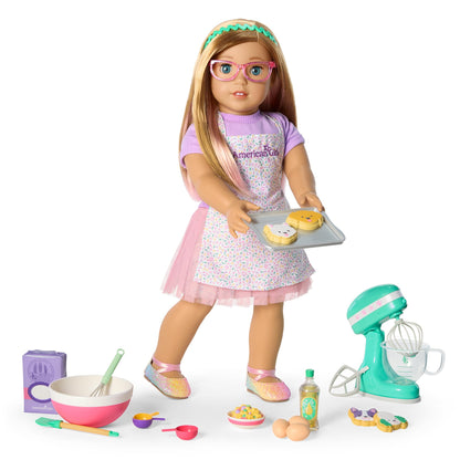 American Girl, Summer McKinny Girl of The Year 2025 Baking Accessories for 18-inch Dolls with Baking Accessories, Pretend Food, and Accessories, Age 6+