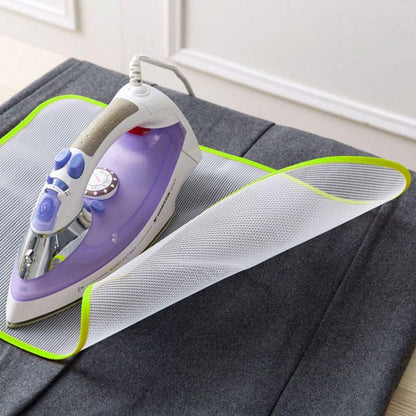 2 Pack High Temperature Resistance Protective Ironing Pressing Pad-Protective Scorch Saving Mesh (Large 23.62" x 15.74")