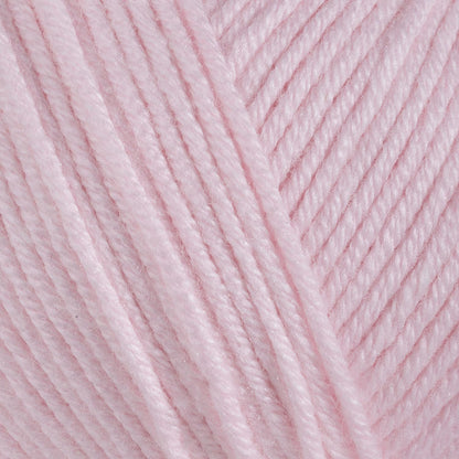 HobbyMia Baby Cotton Blend Yarn – Soft Sport Weight Yarn for Crochet & Amigurumi - 50g/180yds - 60% Cotton 40% Acrylic - Ideal for Baby & Knitting Proj. & 10 Stitch Markers(Light Pink, 4 Balls)