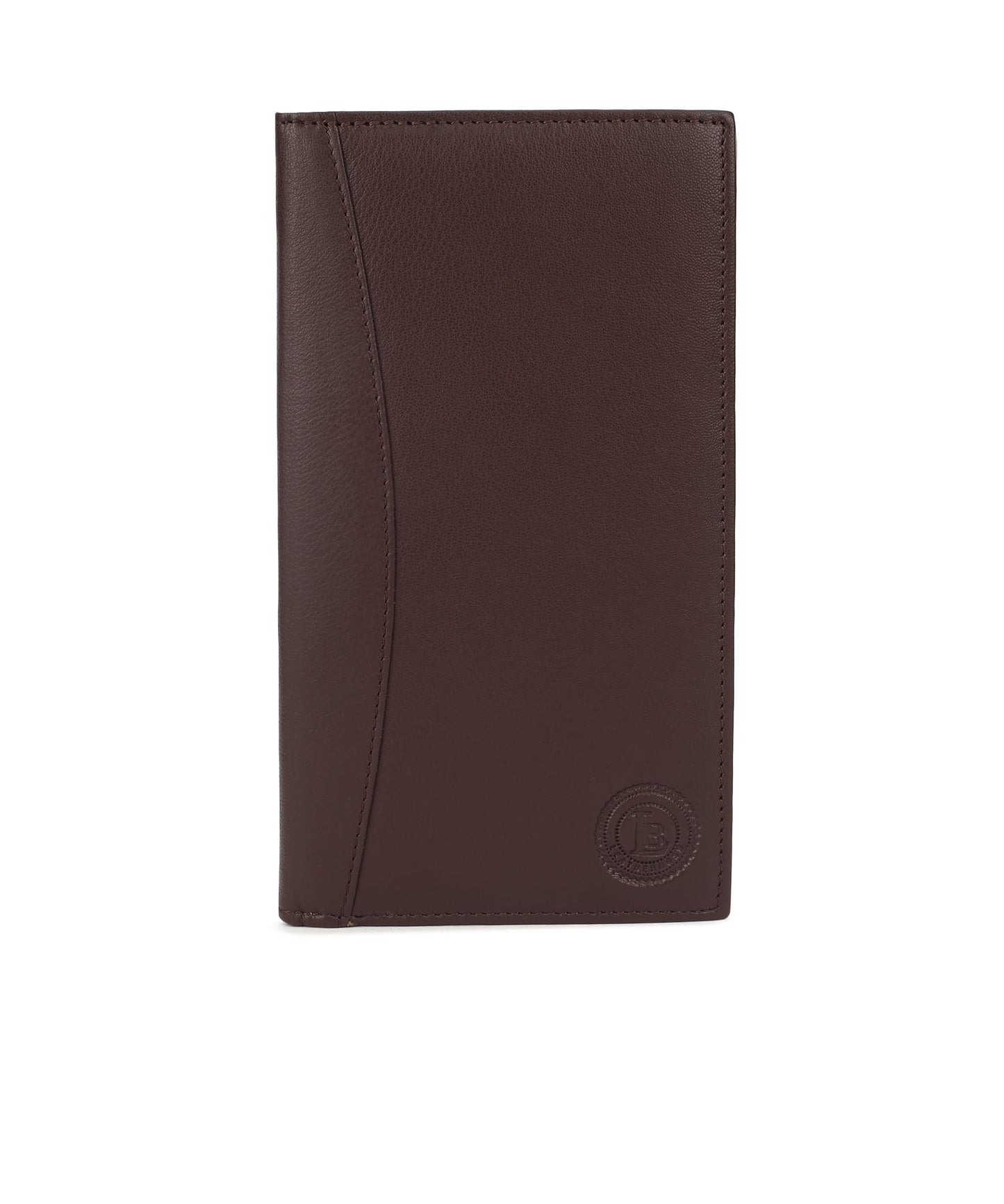 Leather Executive Business Credit Card Book Holder Professional Card Organizer -Clear Slots (Dark Brown)