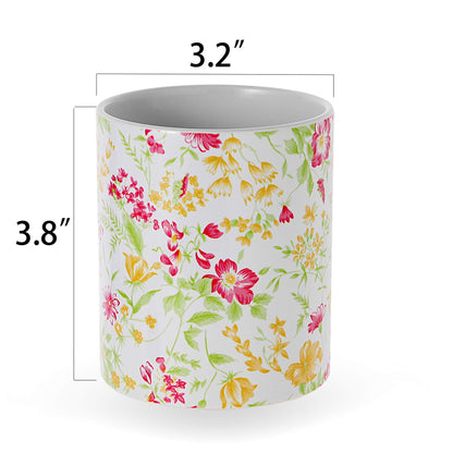VIBRANZ LAB Cute Pen and Makeup Brush Holder - Desk Organizer with Pen Cup