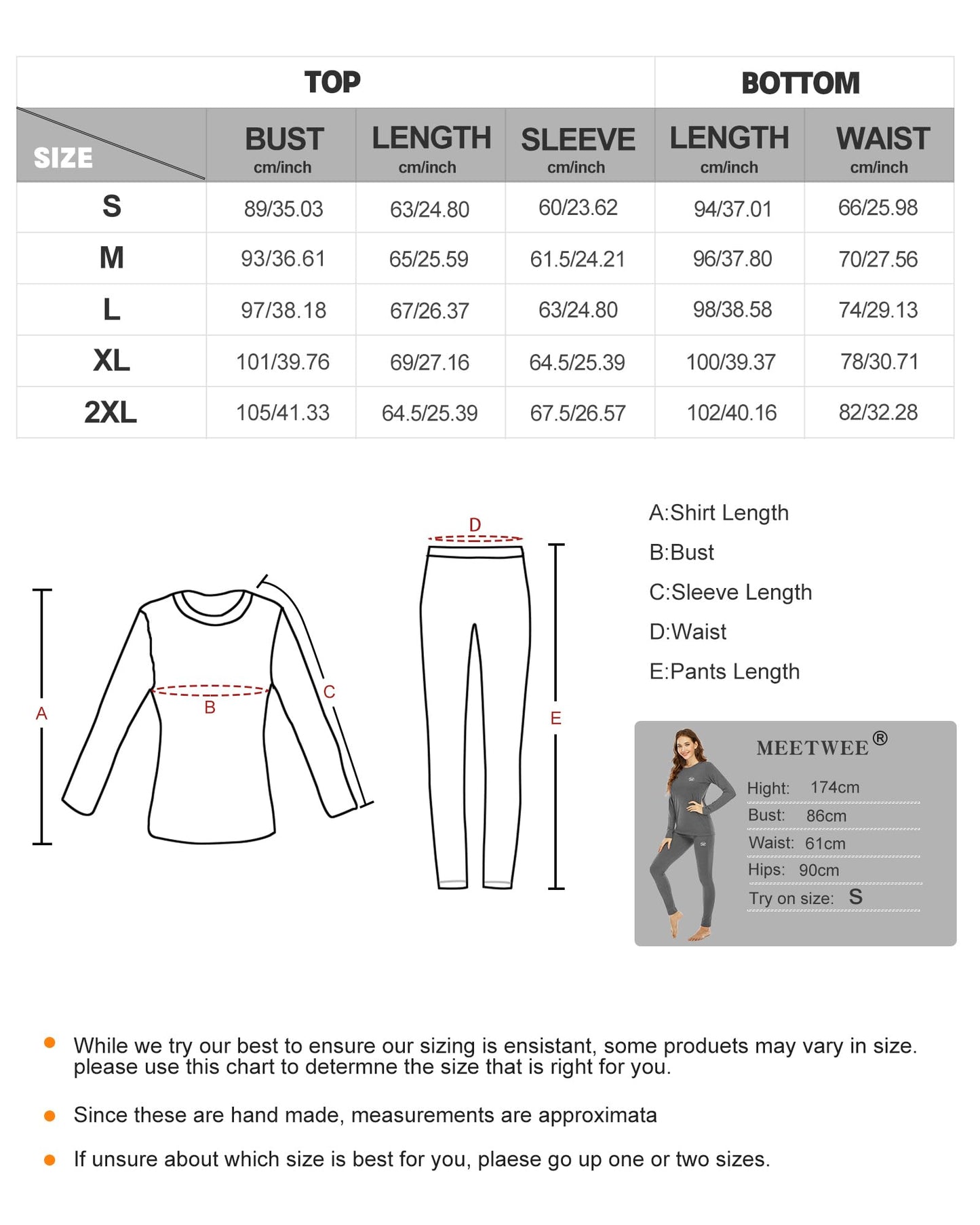 MEETWEE Women’s Thermal Underwear Set, Winter Base Layer for Ladies, Long Sleeve Top & Bottom Quick Dry Long Johns Suit with Fleece Lined for Running Skiing Workout