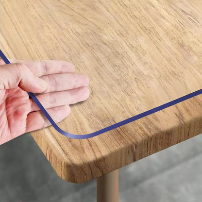 16 60 Inch 1.5mm Royhom Clear Table Protector x - Thick Plastic Table Cover, Clear Table Cover Protector Rectangle