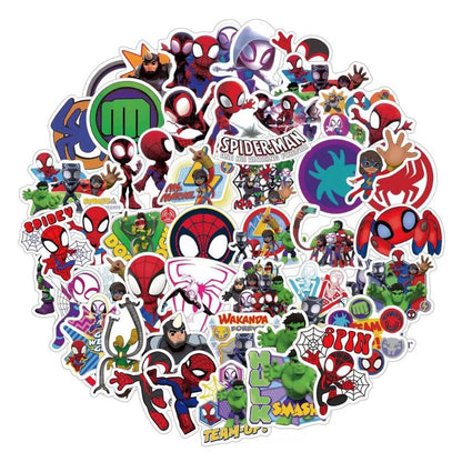 sAleix Spidey Birthday Party Supplies, 86Pcs Party Gifts and Toy Set for Spider Theme Party