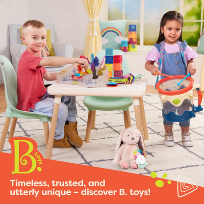 B. toys – Pop – Up Buddies – Cause and Effect Play – Learning Toys for Babies – Interactive Toy with Sun, Rainbow, Star – 18+ Months