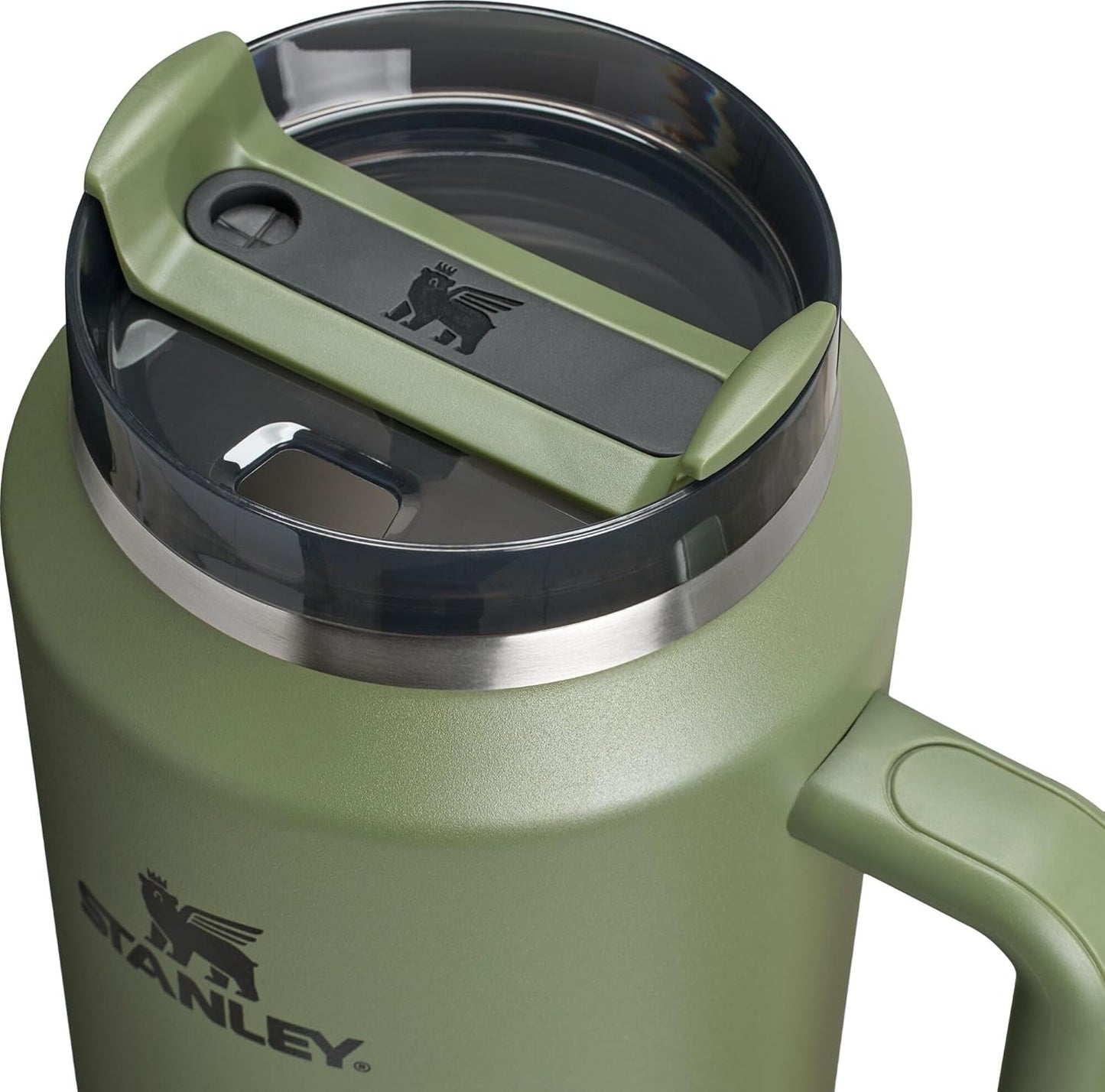 STANLEY Quencher H2.0 Tumbler - 64 oz Insulated Stainless Steel Cup with Handle & Straw | BPA-Free | Dried Pine