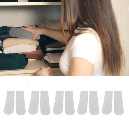 5pcs Stump Socks, Prosthetic Limb Soft Elastic Thickened Cotton Breathable Protective Socks for Below the Knee Amputees Care (S)