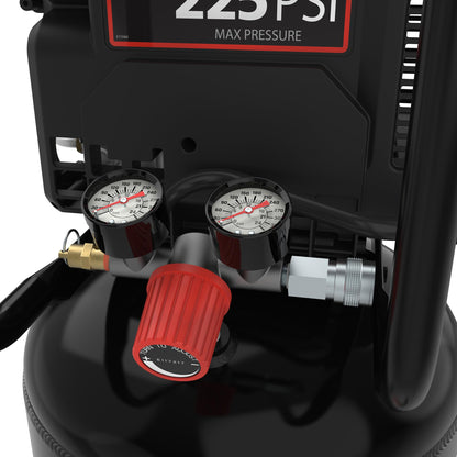 Campbell Hausfeld 15 Gallon Vertical Air Compressor, 225 PSI, Oil‑Free