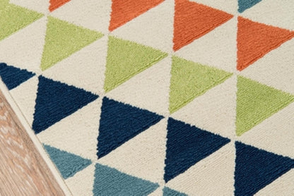 Momeni Rugs Baja Collection, Contemporary Indoor & Outdoor Area Rug, Easy to Clean, UV Protected (1'8" x 3'7",