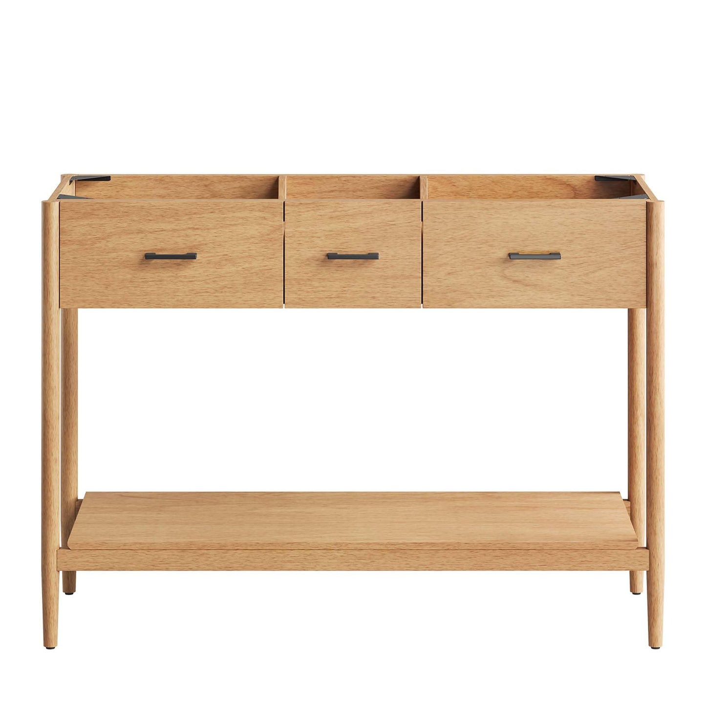 Modway EEI-6356-NAT Zaire 48” Double Sink Compatible Bathroom Vanity Cabinet (Sink Basin Not Included), Natural