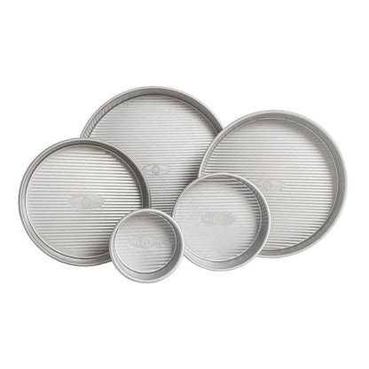 USA Pan Nonstick Round Cake Pan Set of 5 Tiered Cake Pans