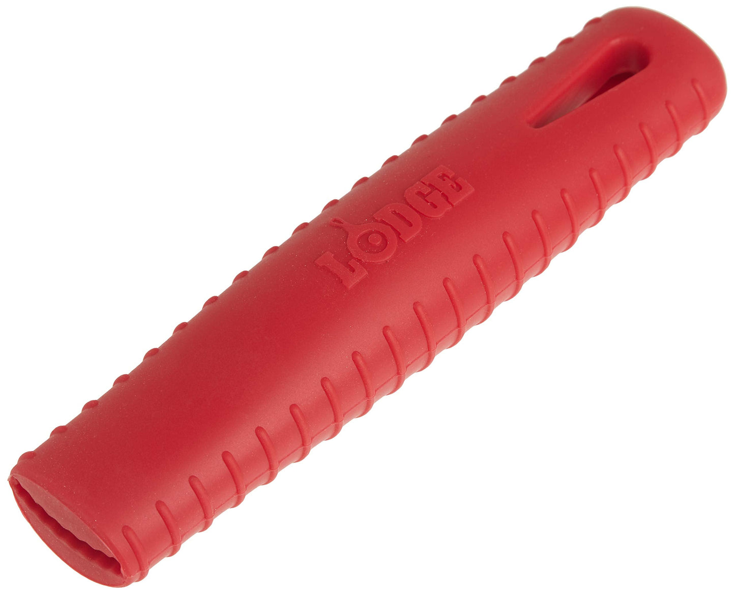 Lodge Silicone Hot Handle Holder - Dishwasher Safe Hot Handle Holder Designed for Lodge Carbon Steel Pan Products - Reusable Heat Protection Up to 500° - Red
