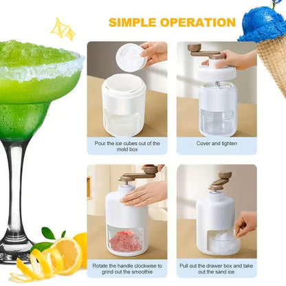 Shaved Ice Maker, Ice Shaver Slushie Machine, Snowcone Maker for Kids Birthday Party, House Warming Gifts New Home, Kitchen Gift Ideas, White