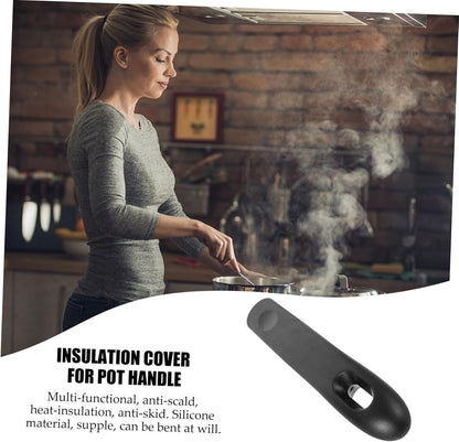 Ciieeo Bakelite Pot Handle, Anti-scald Pot Grip Replacement for Cookware Accessories, General Pot Handle