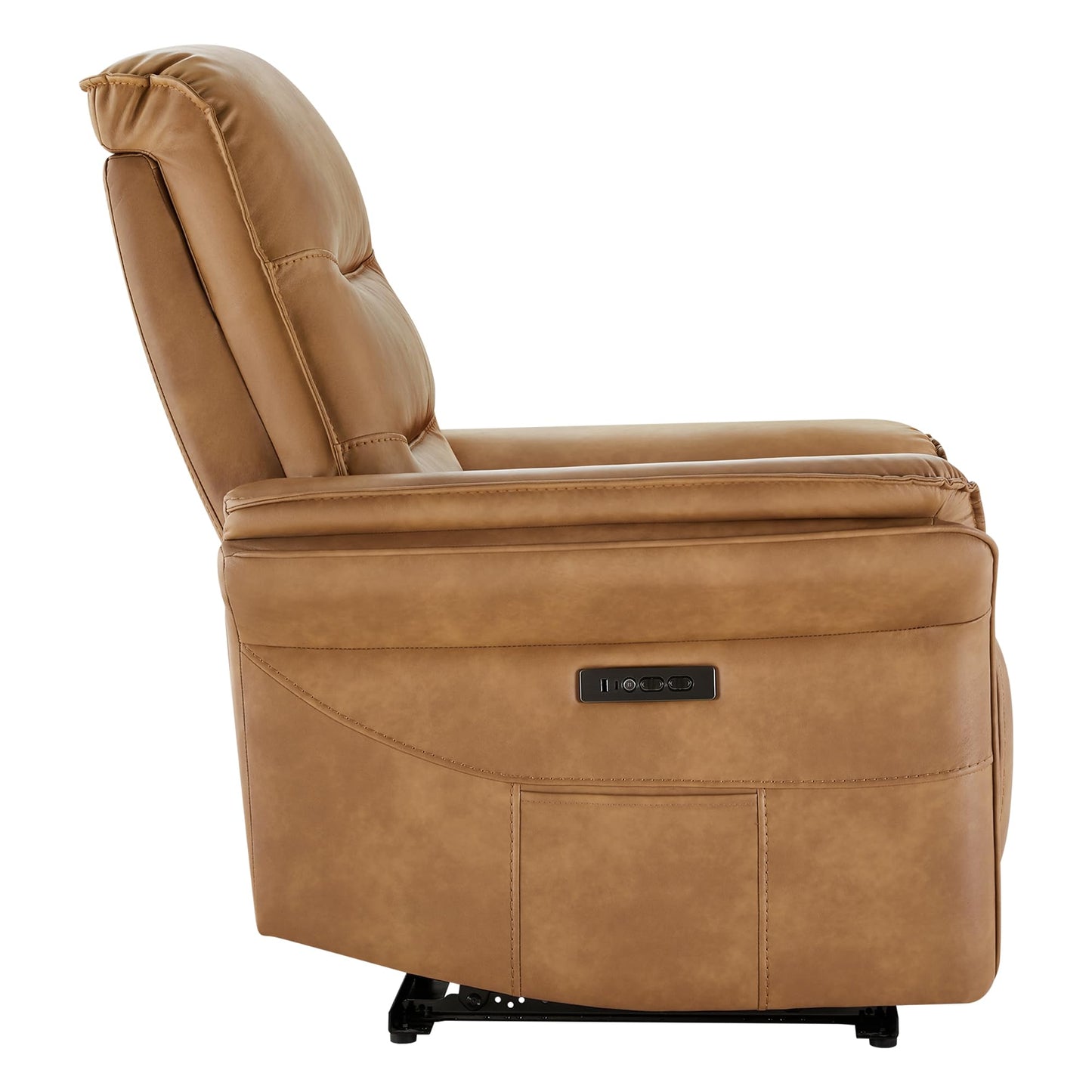 KISLOT Power Recliner Chair with Adjustable Headrest and Footrest, Dual Motor Leather Reclining Chair with USB/Type-C Charging, Zero Gravity Modern Electric Recliner for Adults Living Room Bedroom