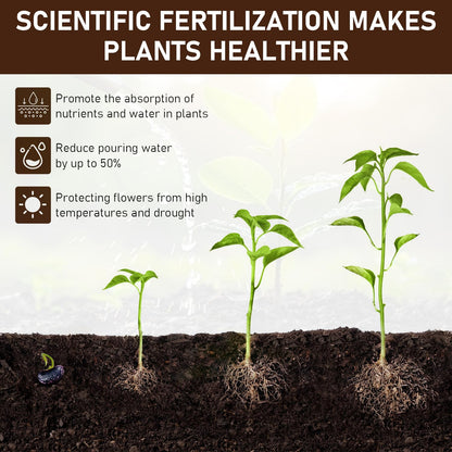 Skiennix Organic Soil Activators - 2Pcs Plant Fertilizers for Healthy Garden Beds | 120G Each