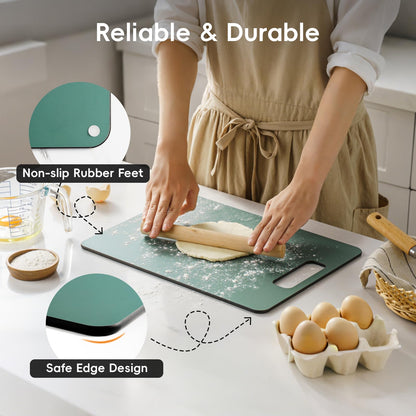 Culiex Wood Fiber Cutting Board Set of 2, Dishwasher Safe, Non-Toxic Cutting Board for Kitchen, BPA Free, Non-Slip, Non-Porous Composite Chopping Board, Mothers Day Gifts for Mom