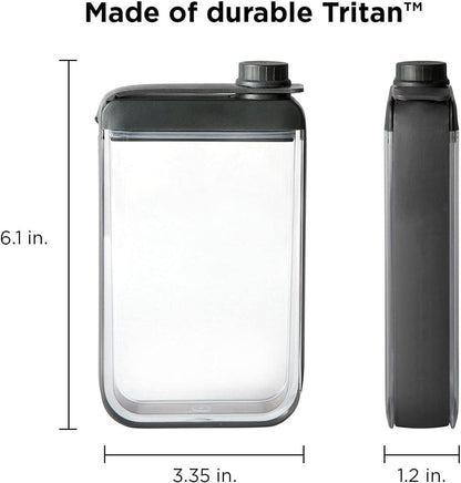 Houdini Leak-Free Discreet Flask, Black, 7.25 Ounces