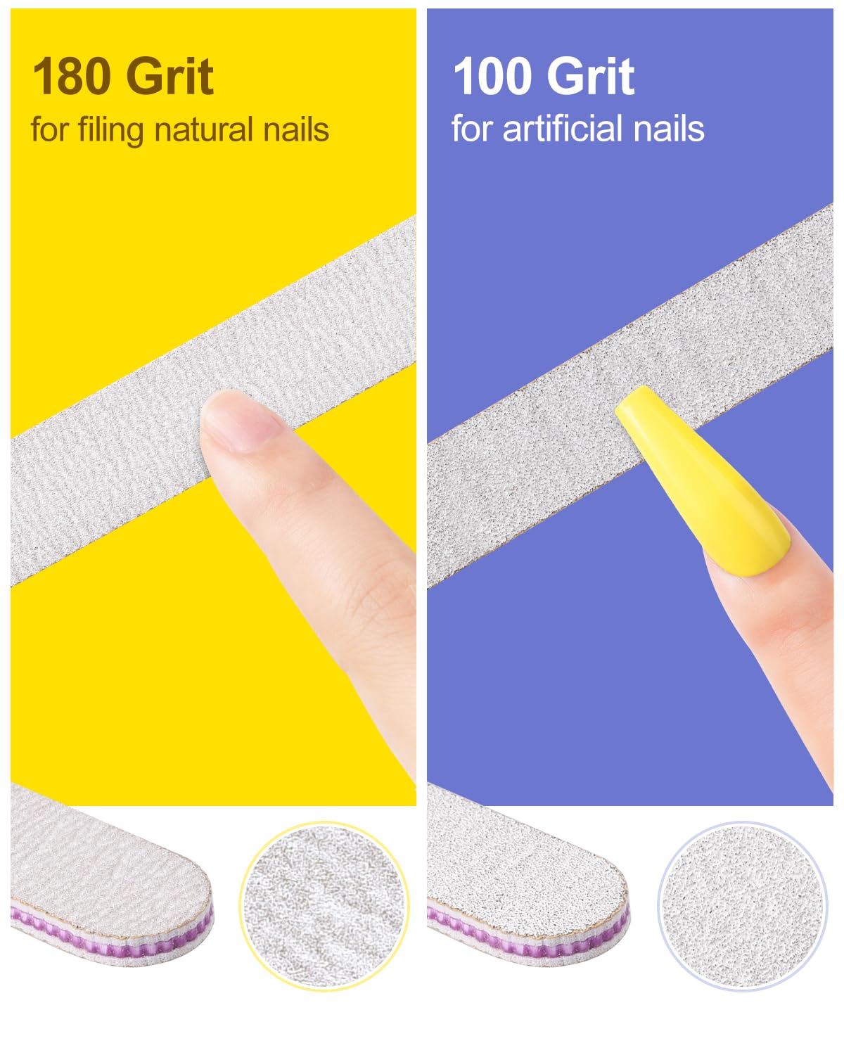 MORGLES Nail File and Buffer Blocks with Nail Care Kit, 13 Pcs Manicure Kit for Women with Milk and Honey Cuticle Oil and Cuticle Trimmer Set