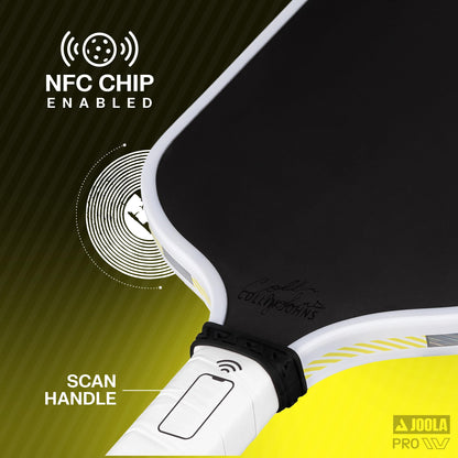 JOOLA Collin Johns Scorpeus Pro IV 16mm Pickleball Paddle - Tech Flex Power - Elongated Shape - Reach - Propulsion Core Increases Power & Touch - UPA-A Certified - USAP Approved - NFC Chip Enabled.