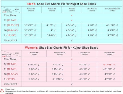 Kuject X-Large Shoe Storage Boxes Organizers Clear Plastic Stackable 12 Pack, Sneaker Containers, Toy Storage Organizer