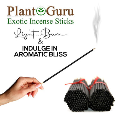 Gardenia Incense Sticks 11" - 1 Bundle 85 to 100 Sticks - Smooth and Clean Long Burn Time, 45 to 60 Minutes.