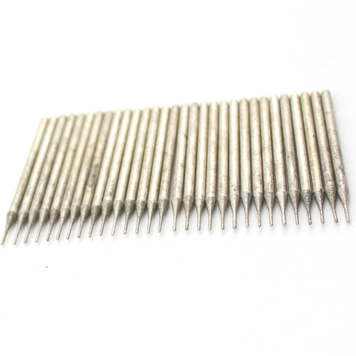 ILOVETOOL Small Gemstone Drill Bits 0.6mm Lapidary Tools Carving Burrs Pack of 30Pcs