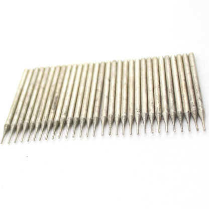 ILOVETOOL Small Gemstone Drill Bits 0.6mm Lapidary Tools Carving Burrs Pack of 30Pcs