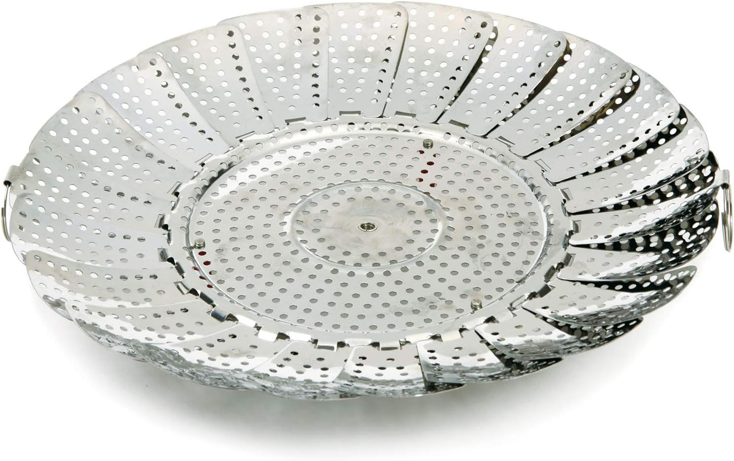 Norpro Large Vegetable Steamer with Detachable Silicone Post, Red