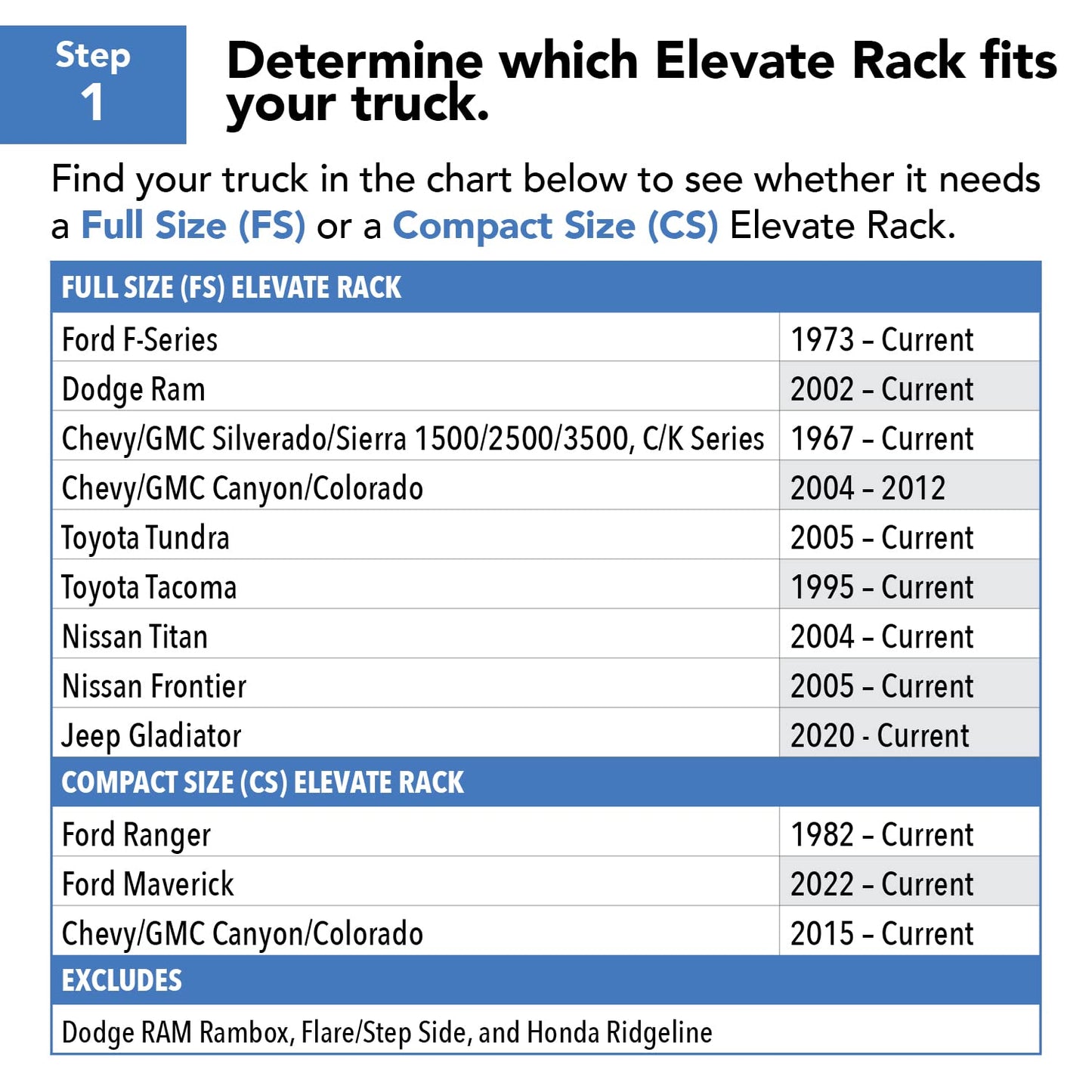 RealTruck TruXedo Elevate Rack System | 1118513 | Elevate CS Rack