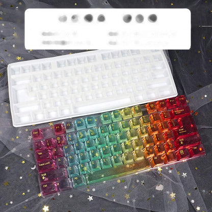 HYROOY Computer Keyboard Silicone Mold l Handmade Soap Chocolate Candy Mould ft Resin Clay Decorating Tools Silicone