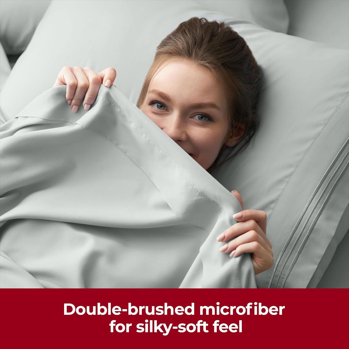 Mellanni Extra Deep Full Sheets - Hotel Luxury, Ultra Soft Cooling Bedding - Wrinkle & Stain Resistant (Full, Spa Mint)