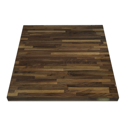CONSDAN Butcher Block Counter Top, Walnut Solid Hardwood Countertop, Wood Slabs for Kitchen, Reversible, Both Side Polished, Prefinished with Food-safe Oil, 1.5" Thickness, 72" L x 36" W